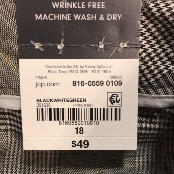 NEW Worthington High Rise Trouser Pant. 18 - Picture 7 of 9